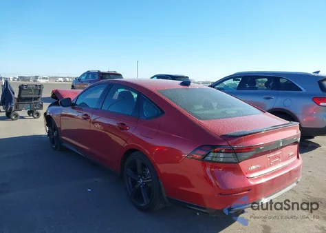 2024 Honda Accord Hybrid Sport-L z USA, uszkodzony, nr VIN 1HGCY2F77RA009051